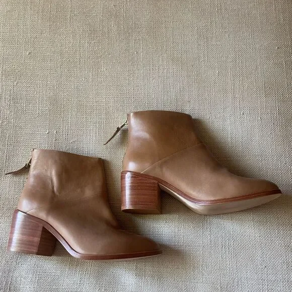 Nisolo Dari Boot 2.0 Tan Leather Booties 7